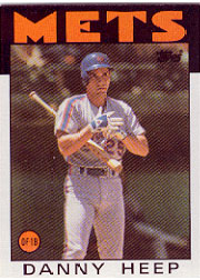 1986 Topps Baseball Cards      619     Danny Heep